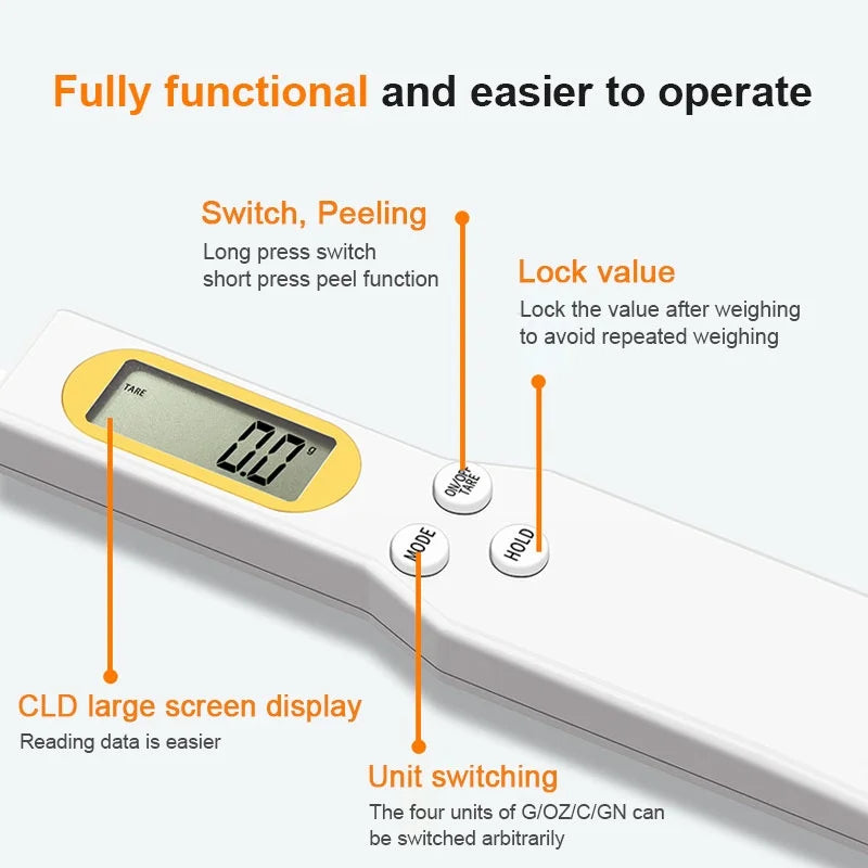 PrecisionMate™ Digital Kitchen Scale