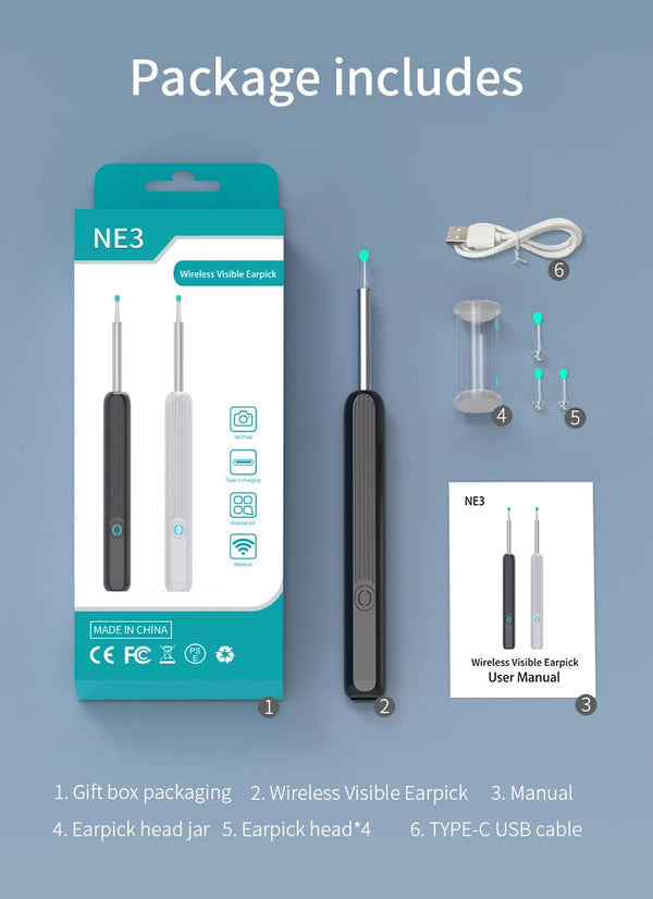 EarCam Pro Wax Removal Kit