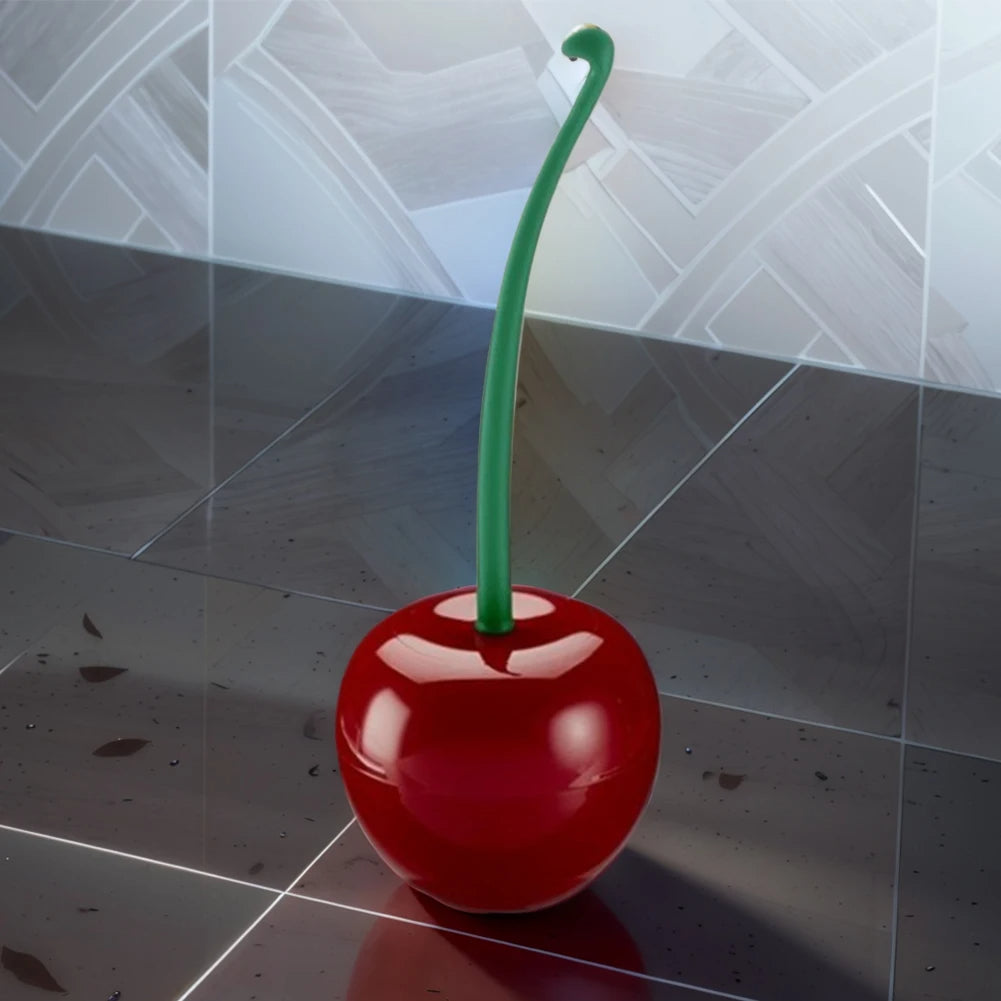 Cherry Delight Toilet Brush Set