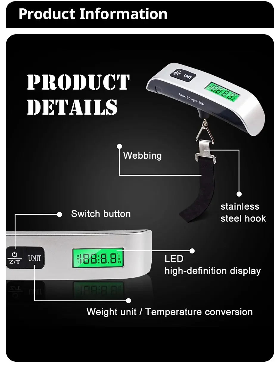 Portable Digital Travel Scale