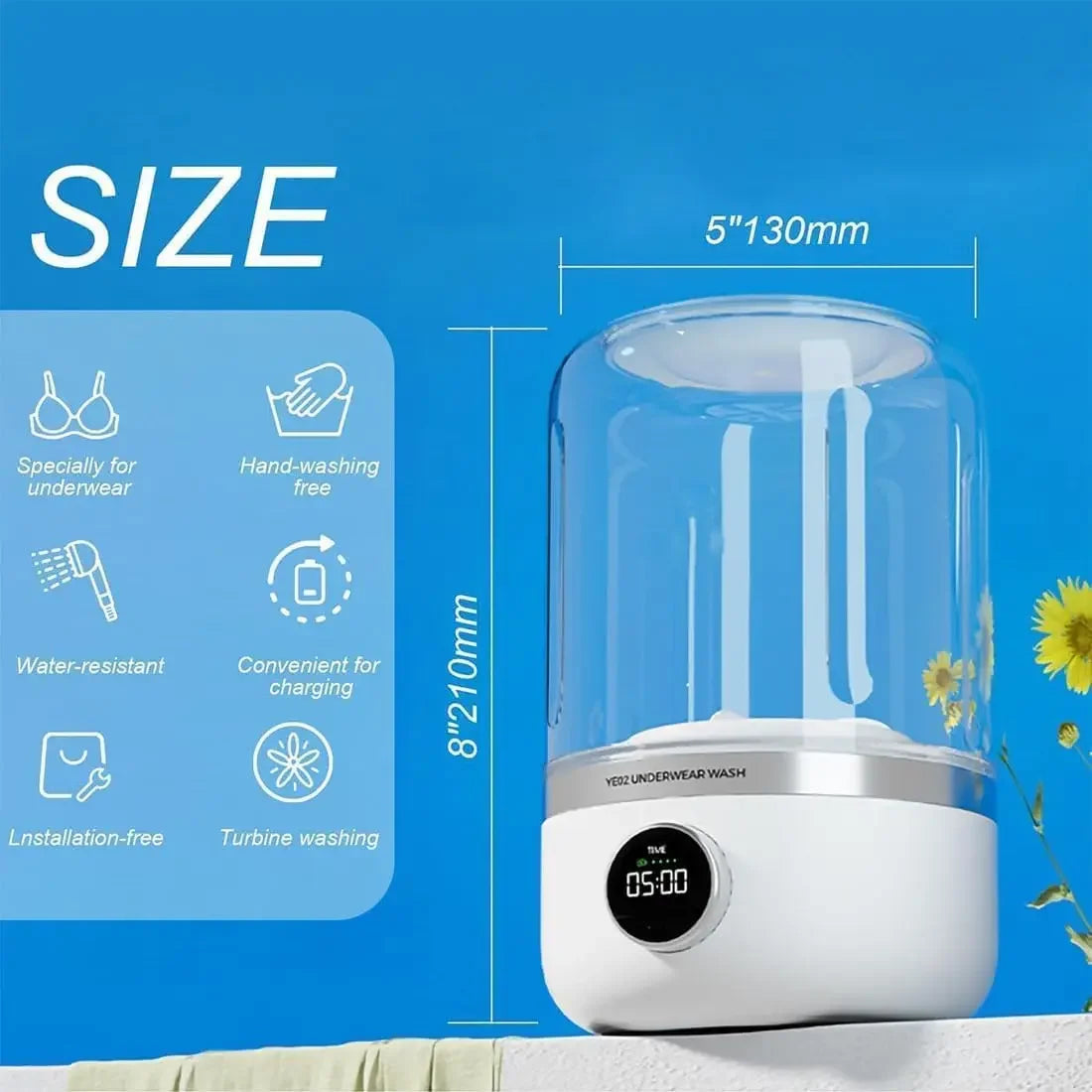 CleanWave™ Mini Washer
