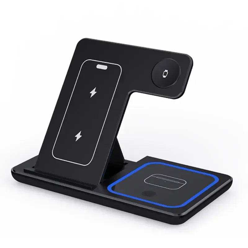 ChargeNest™ 3-in-1 Wireless Station