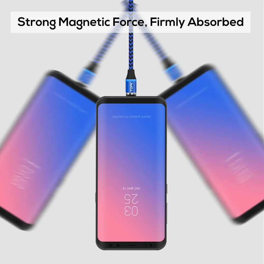 Magnetic 3-in-1 Charging Cable