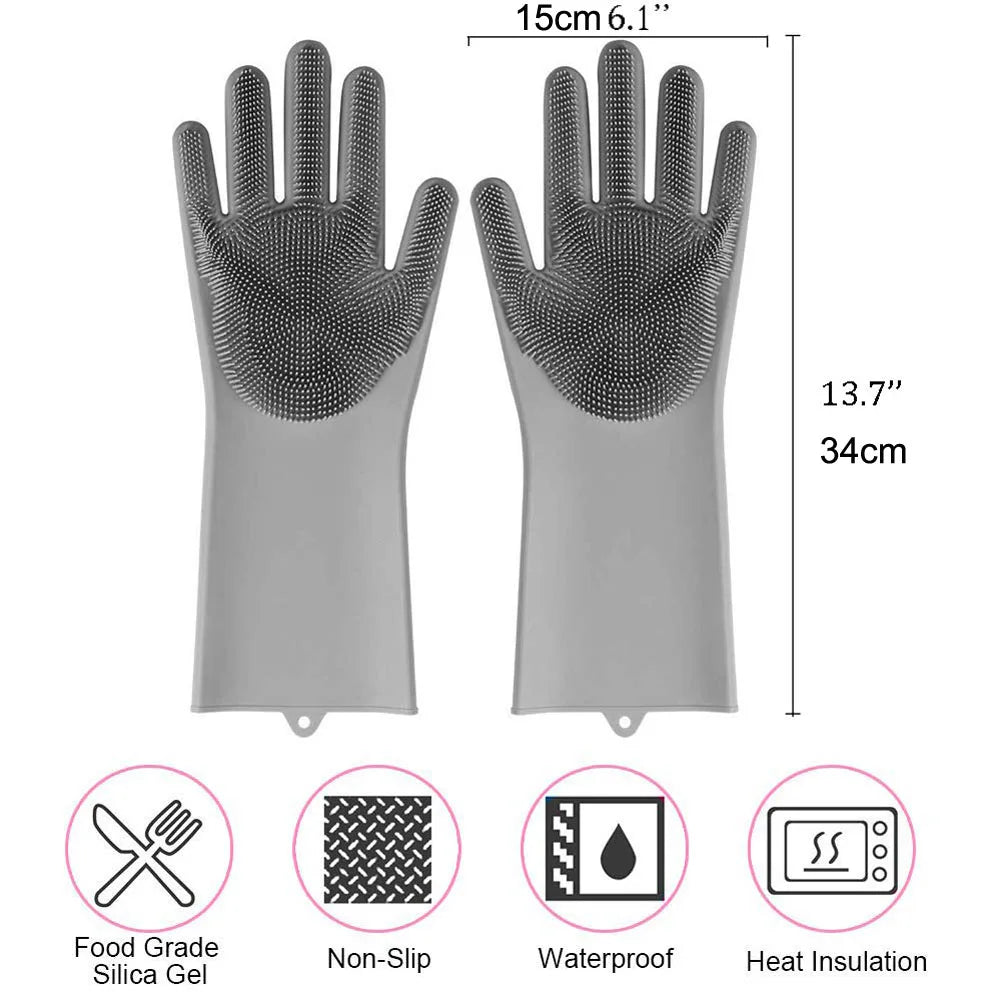 GripClean Silicone Gloves