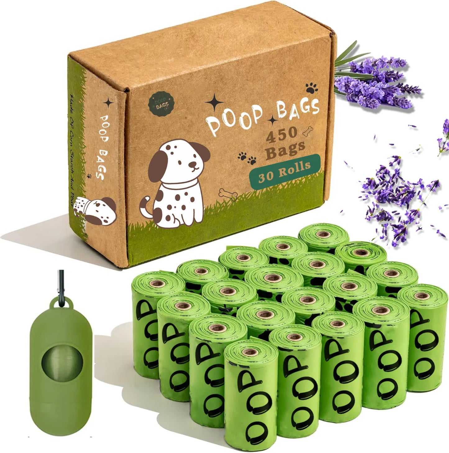 Eco-Friendly Lavender Dog Bags