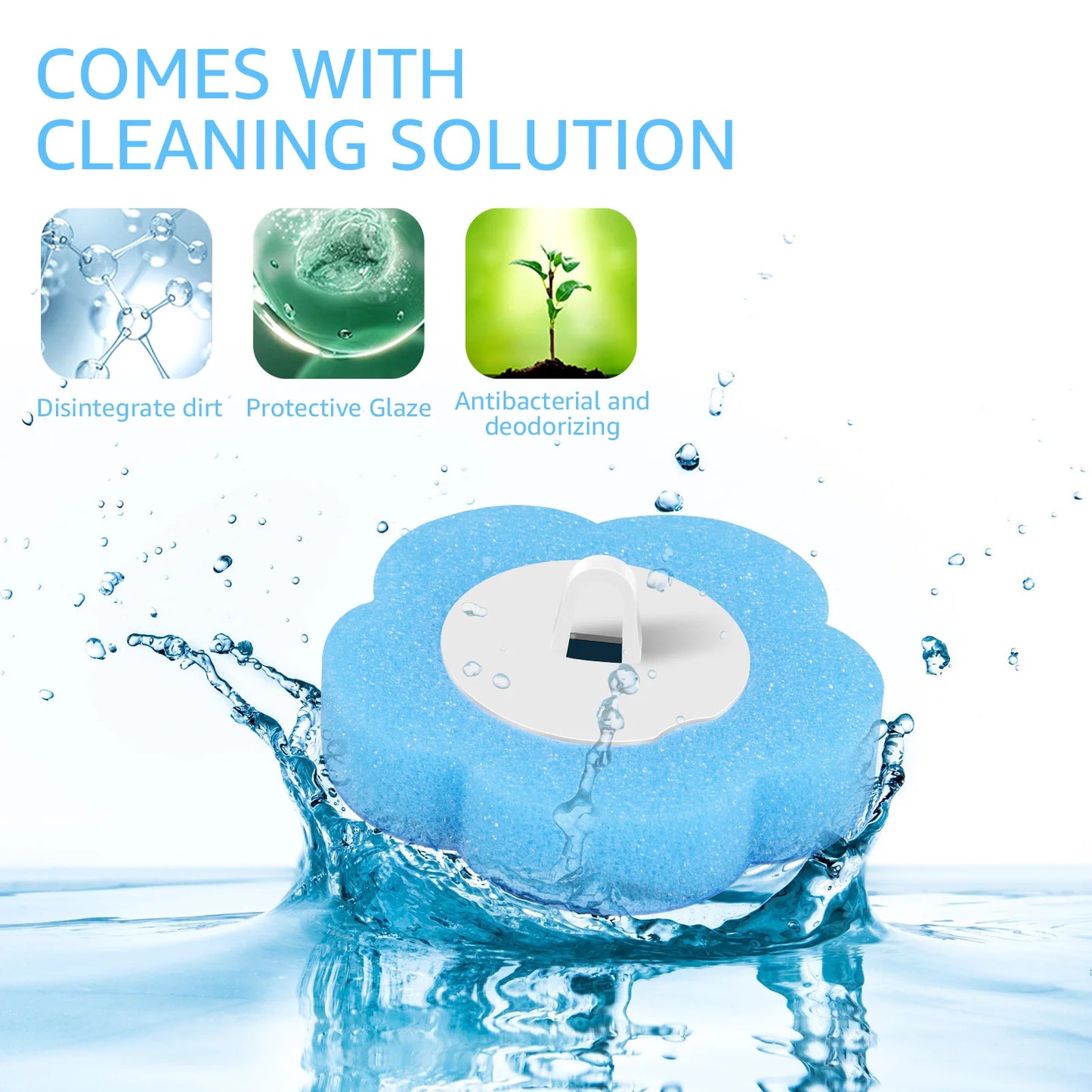CleanClick™ Disposable Toilet Brush Set