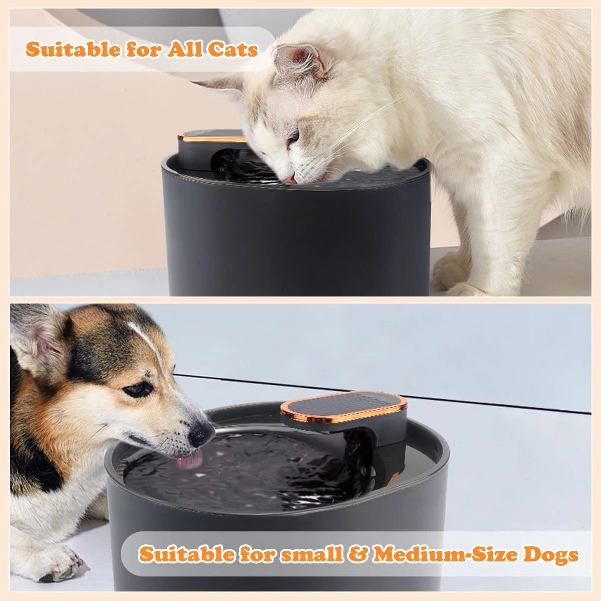 Ultra Quiet Pet Water Fountain