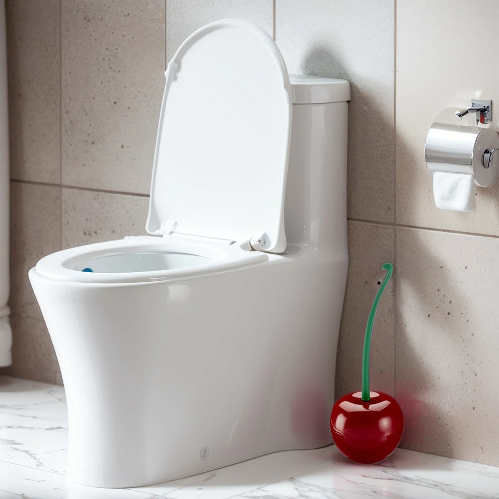 Cherry Delight Toilet Brush Set