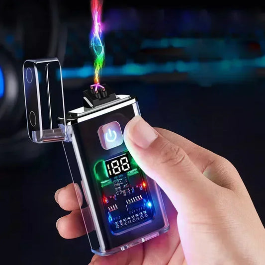 Sleek Windproof USB Lighter