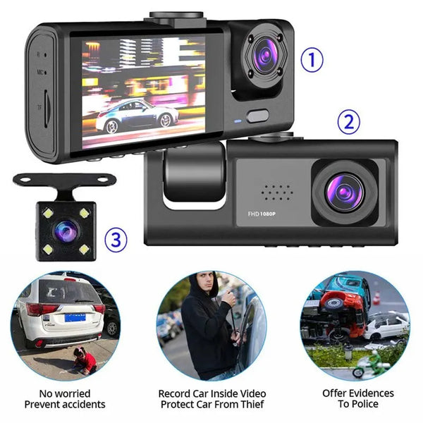 Handy DashCam with IR Night Vision
