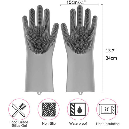 GripClean Silicone Gloves