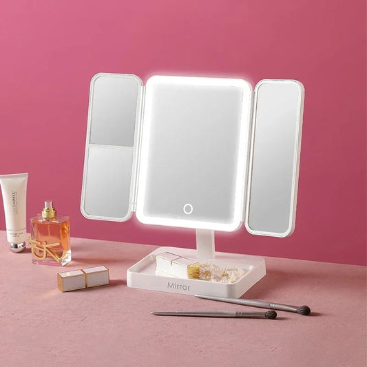 LED Makeup Mirror with Touch Light