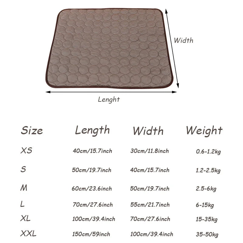 Summer Cool Pet Mat