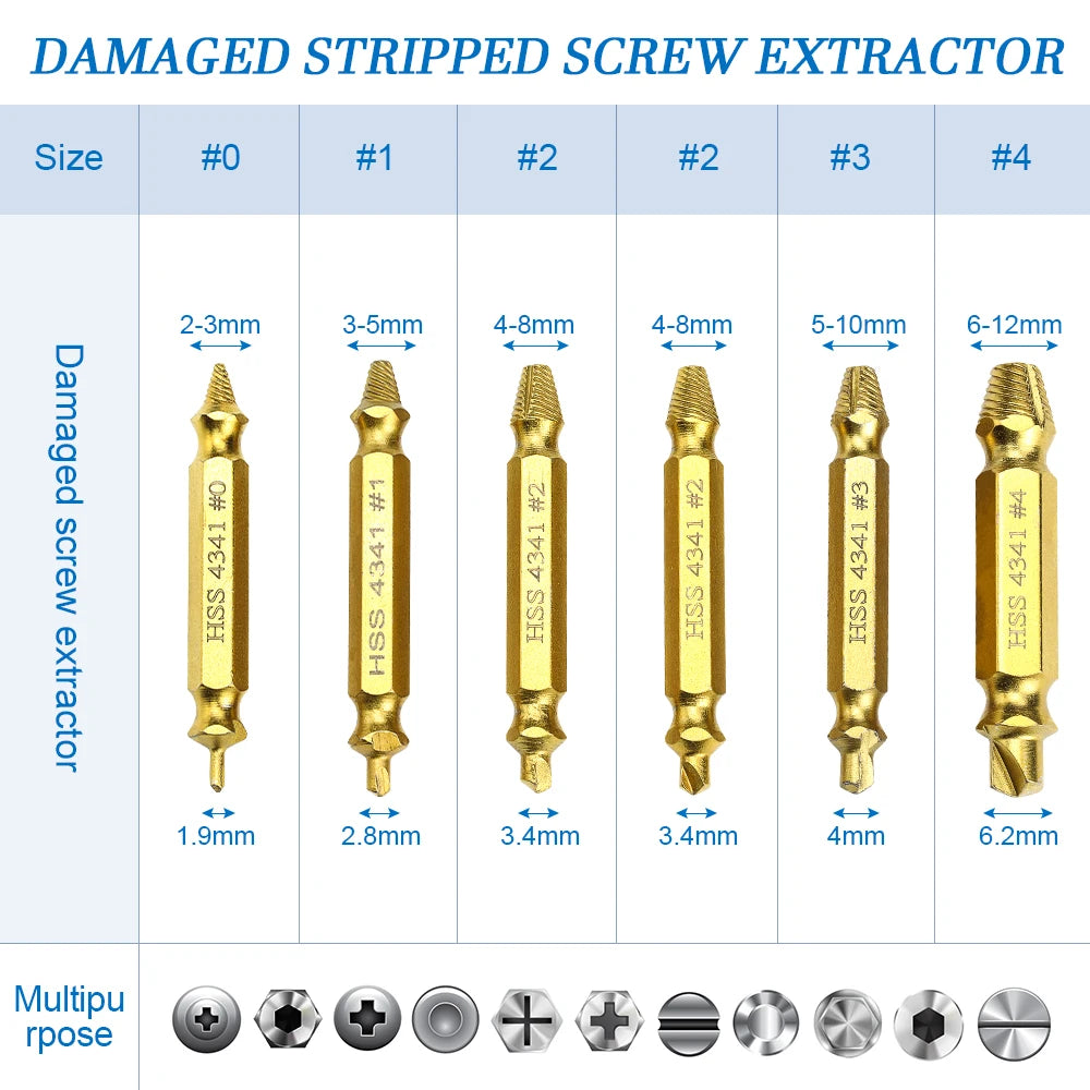 BoltBuster™ Screw Extractor Set