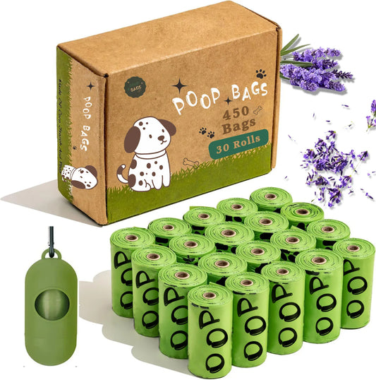 Eco-Friendly Lavender Dog Bags