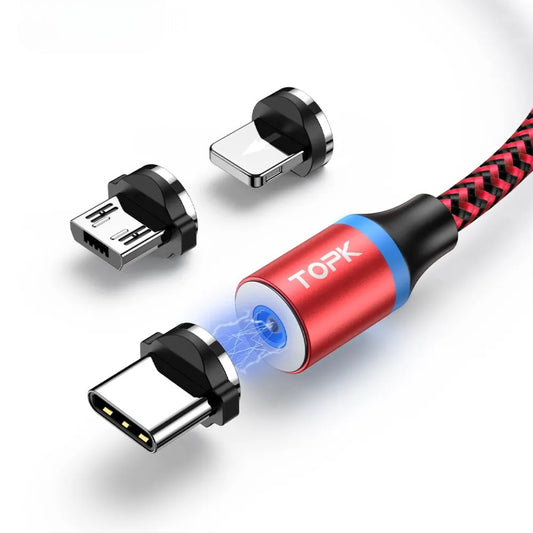Magnetic 3-in-1 Charging Cable